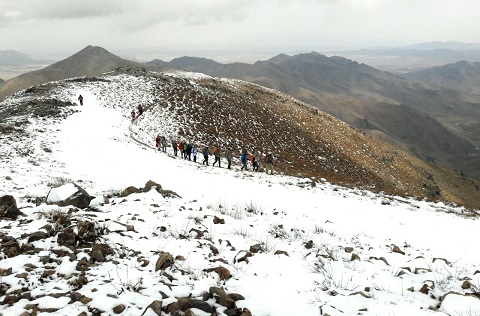 گزارش صعود قله برف انبار«قم» 97.1.17/هر هفته یک برنامه «شماره 743» | باشگاه  کوهنوردی اسپیلت