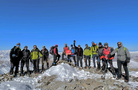 گزارش صعود زمستانی قله ناظر بزرگ به ارتفاع ۴۲۵۰متر ۱۶ و ۱۴۰۰/۱۰/۱۷ – هر هفته یک برنامه «شماره ۹۵۲»
