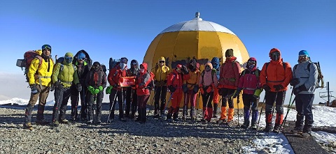 گزارش صعود زمستانی قله توچال از یال چهارپالون ۲۸ و ۱۴۰۱/۱۱/۲۹ – هرهفته یک برنامه «شماره ۱۰۲۴»